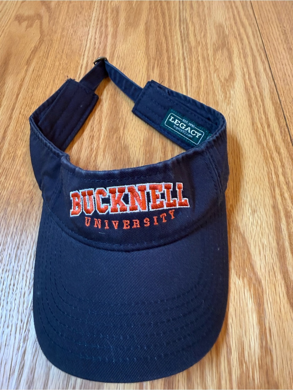 Legacy Black Visor with Green Logo Patch